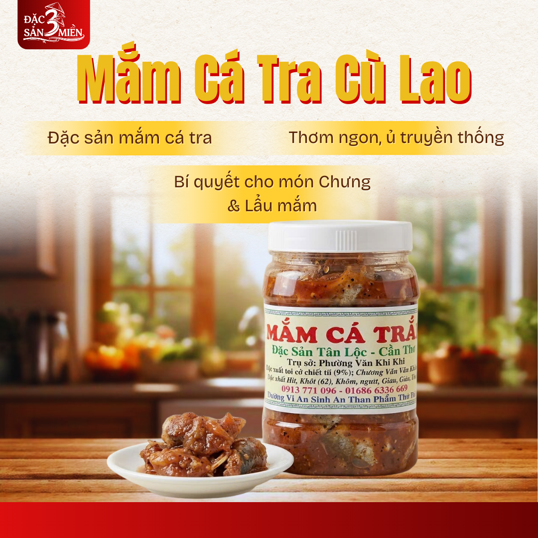 Mắm Cá Tra Cù Lao Đặc Sản Miền Nam