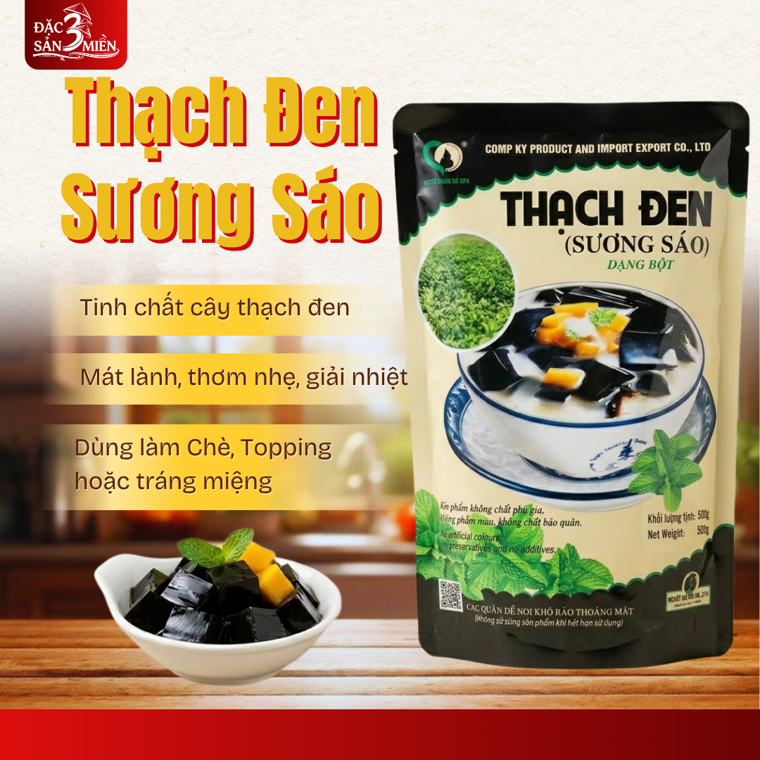 Thạch Đen Sương Sáo Đặc Sản Miền Bắc