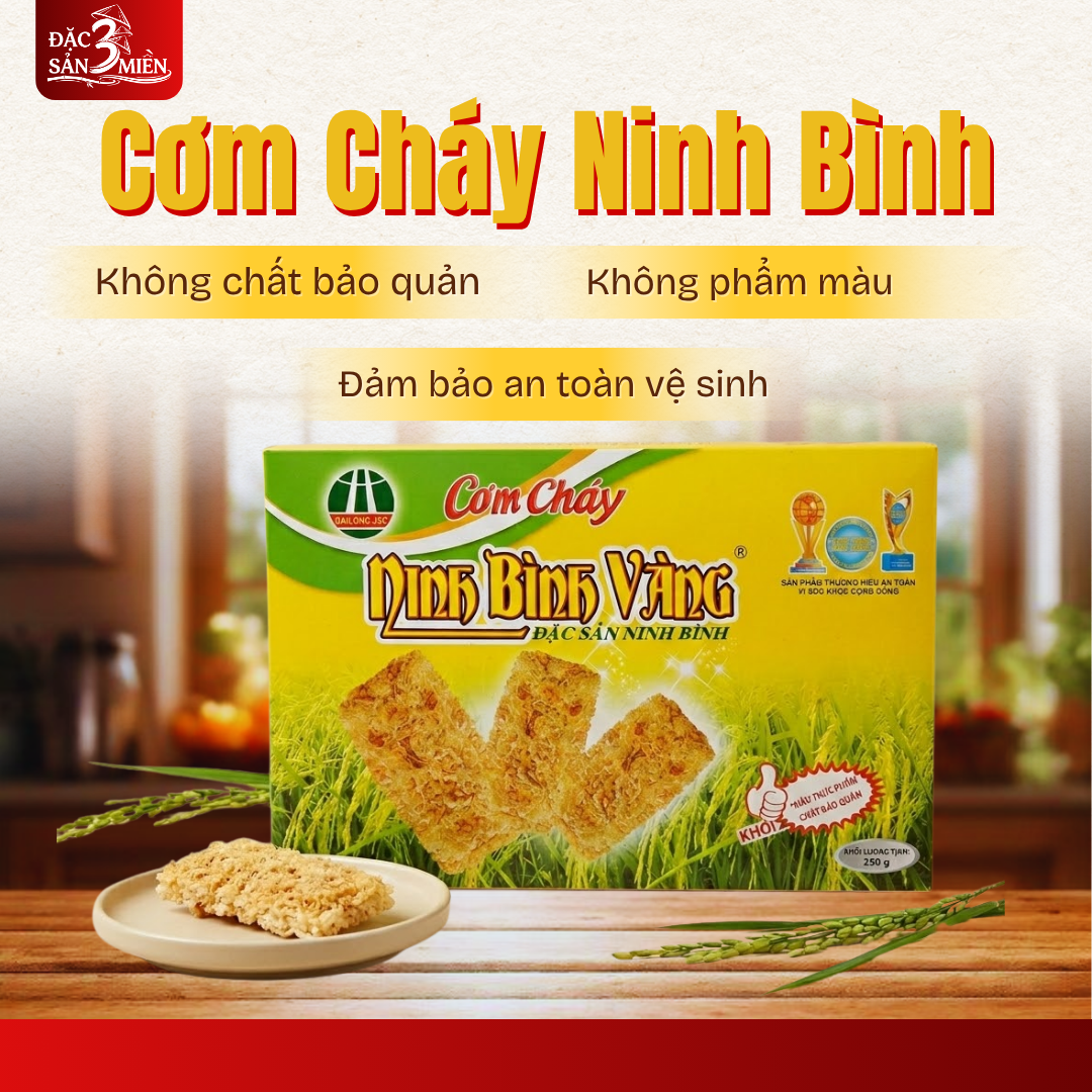 Cơm Cháy Vàng Cay Đặc Sản Miền Bắc